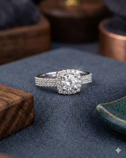 Ad Adjustable silver ring
