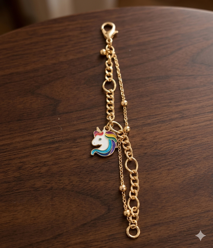Magical Unicorn Multi-Layer Charm Bracelet