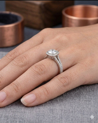 Ad Adjustable silver ring