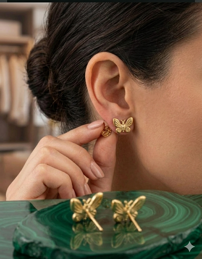 Waterfly earrings Anti tarnish